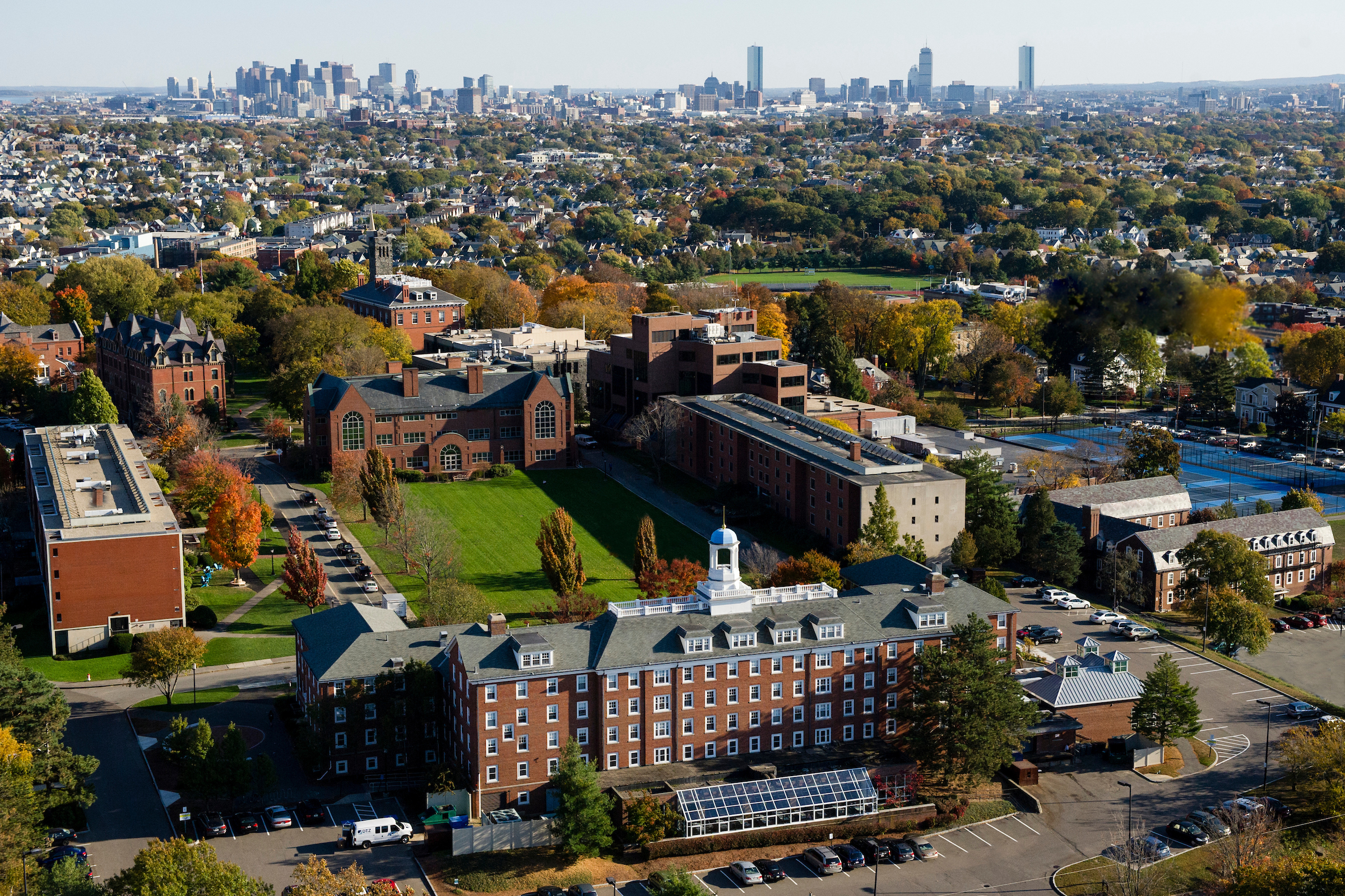 Medford/Somerville campus aerial view