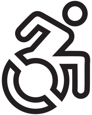 active wheelchair user icon